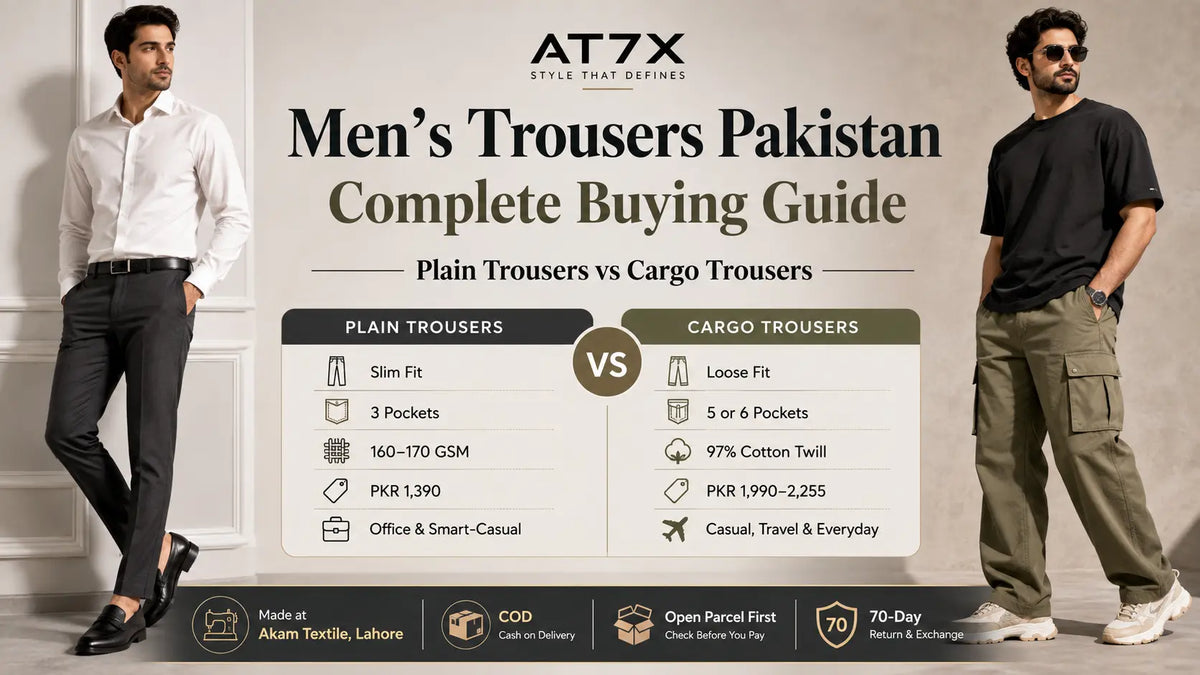 Men's Trousers Pakistan: Complete Buying Guide