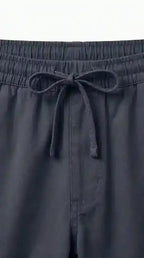 Navy Blue Slim Fit Plain Trouser for Men | Made in Lahore