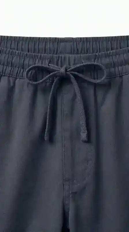 Navy Blue Slim Fit Plain Trouser for Men | Made in Lahore