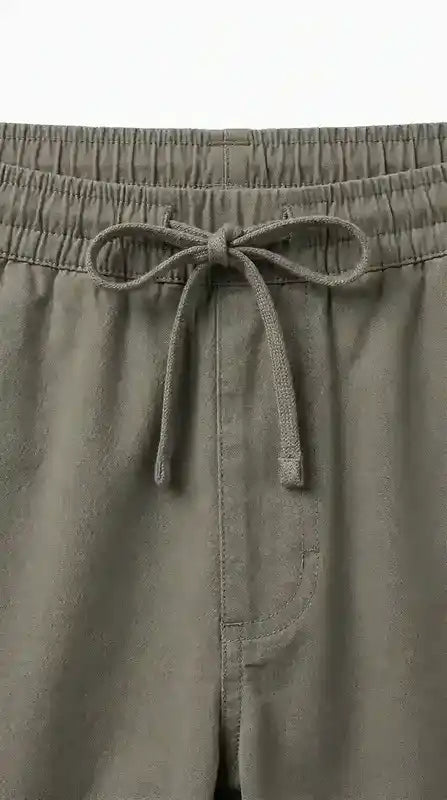 Olive Green Slim Fit Plain Trouser for Men | Made in Lahore