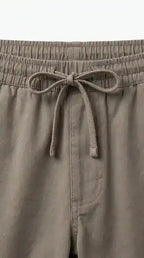 AT7X Stone Grey Slim Fit Plain Trouser for Men | Made in Lahore