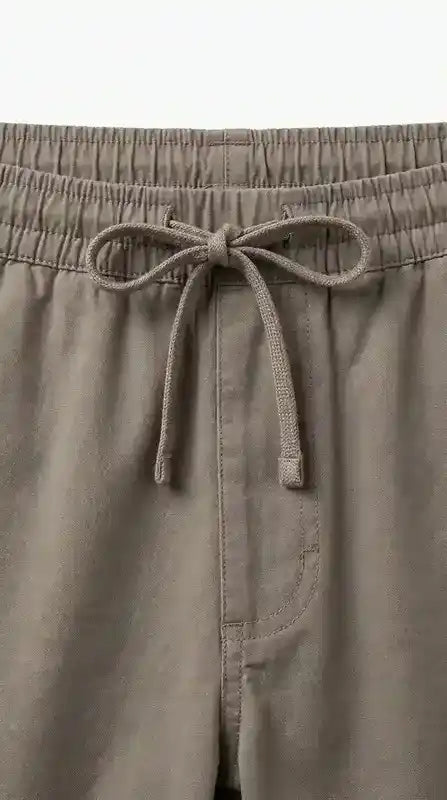 AT7X Stone Grey Slim Fit Plain Trouser for Men | Made in Lahore