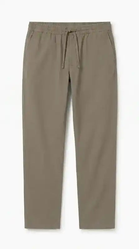 AT7X Stone Grey Slim Fit Plain Trouser for Men | Made in Lahore