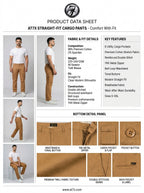Camel Straight Fit Cargo Pants for Men in Pakistan | AT7X