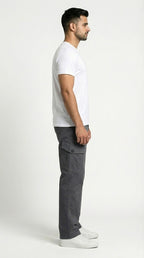Grey Loose Fit Cargo Pants for Men in Pakistan | AT7X