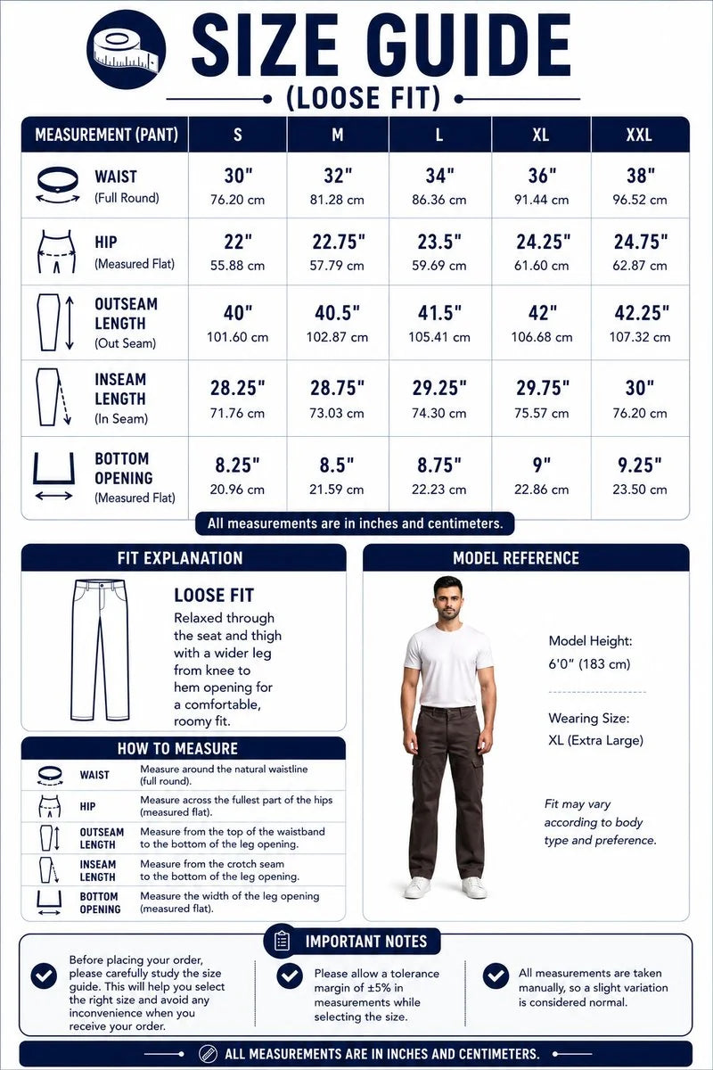 Size Guide Chart