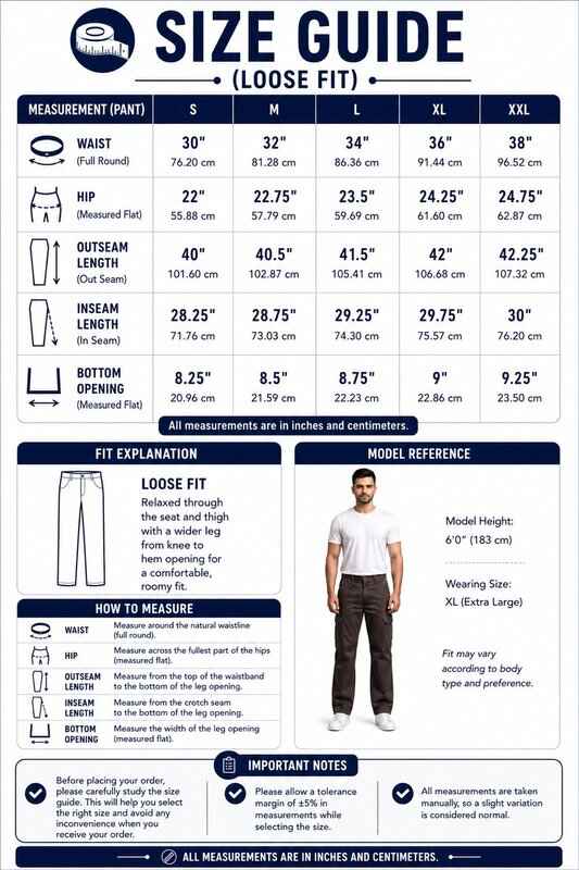 Size Guide Chart