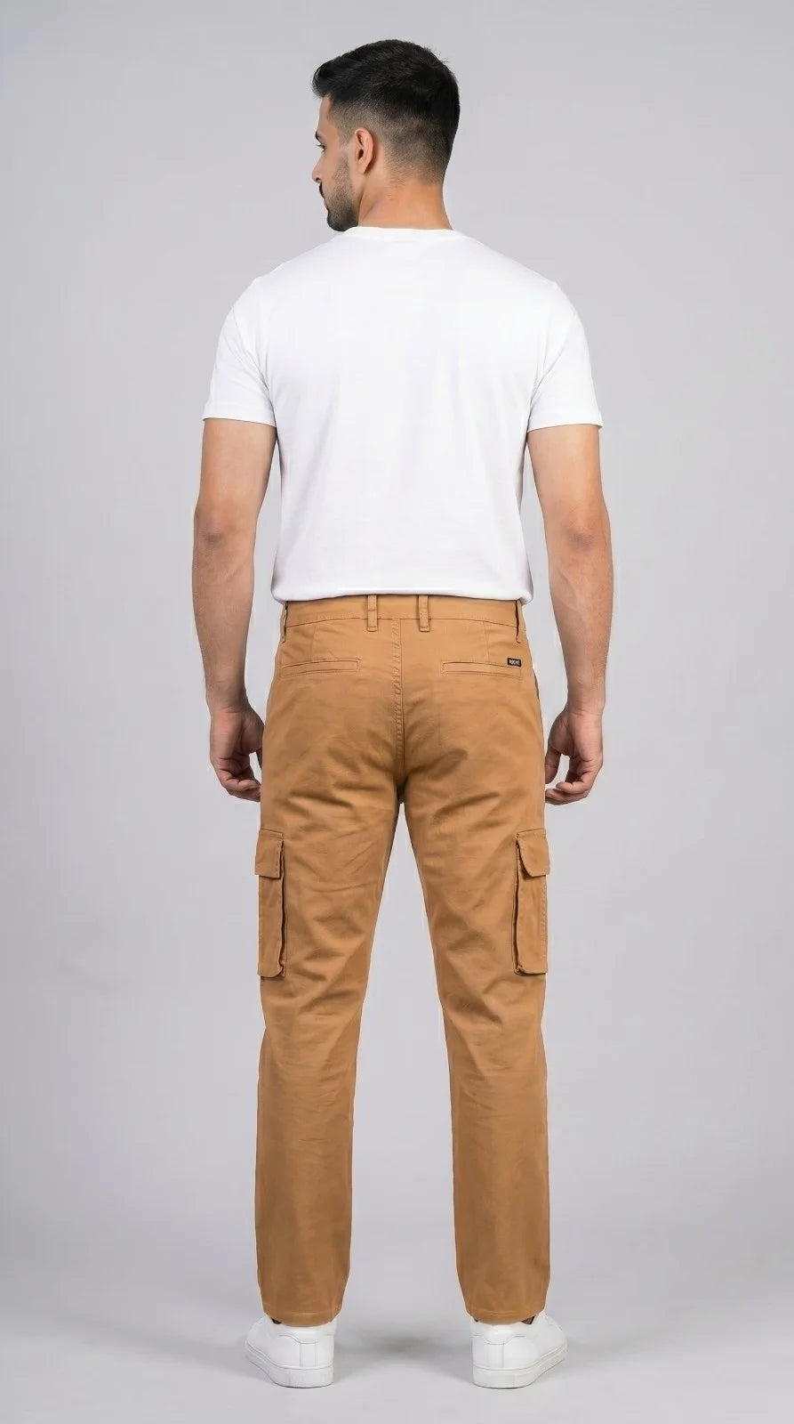 Camel Straight Fit Cargo Pants for Men in Pakistan | AT7X