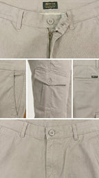 Beige Loose Fit Cargo Pants for Men in Pakistan | AT7X