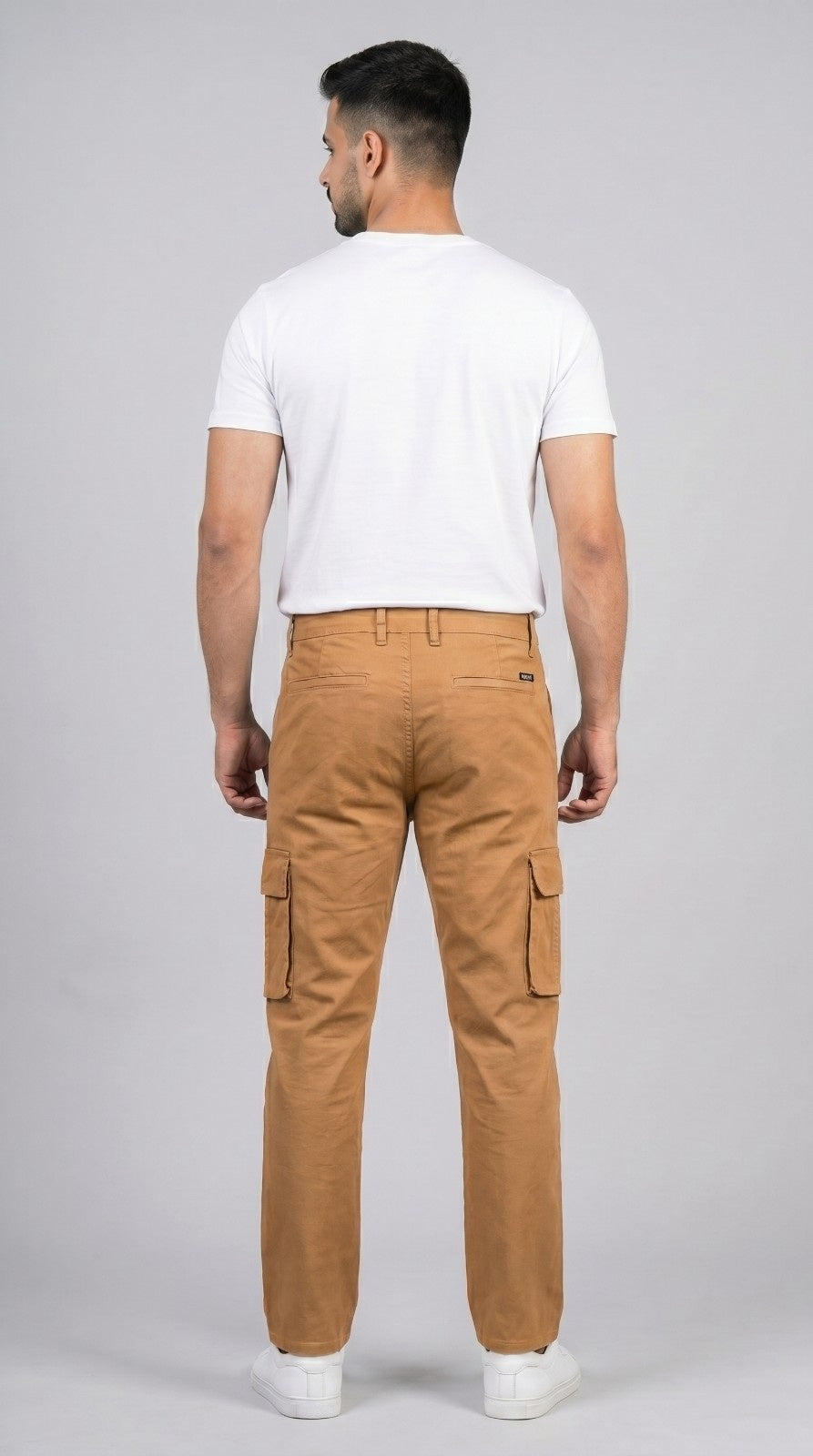 Camel Straight Fit Cargo Pants for Men in Pakistan | AT7X