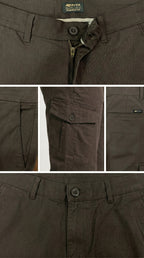 Choclate Brown Loose Fit Cargo Pants for Men in Pakistan | AT7X