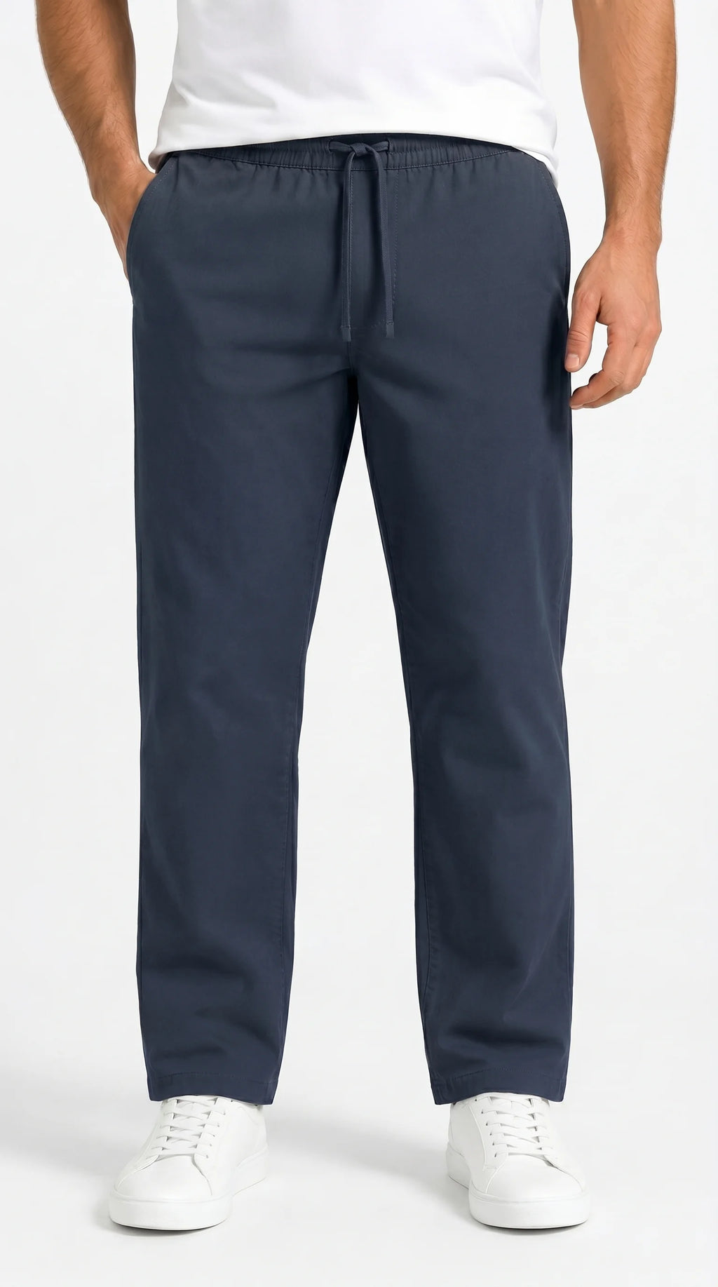 Navy Blue Plain Trouser for men in Pakistan |AT7X